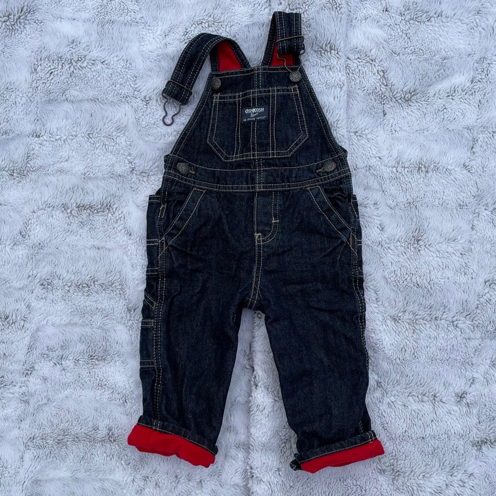Oshkosh B’gosh fleece lined overalls